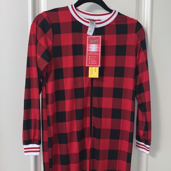 Plaid kids onesie (Size Large - 10/12) - Picture 2 of 5